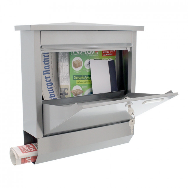 Schránka s boxem LETTERO inox