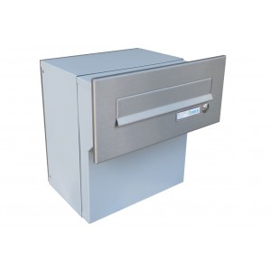 Poštovní schránka F-042 do sloupku + čelní deska se zvonkem ČD-2 - NEREZ Poštovní schránka F-042 do sloupku + čelní deska se zvonkem ČD-2 - NEREZ
