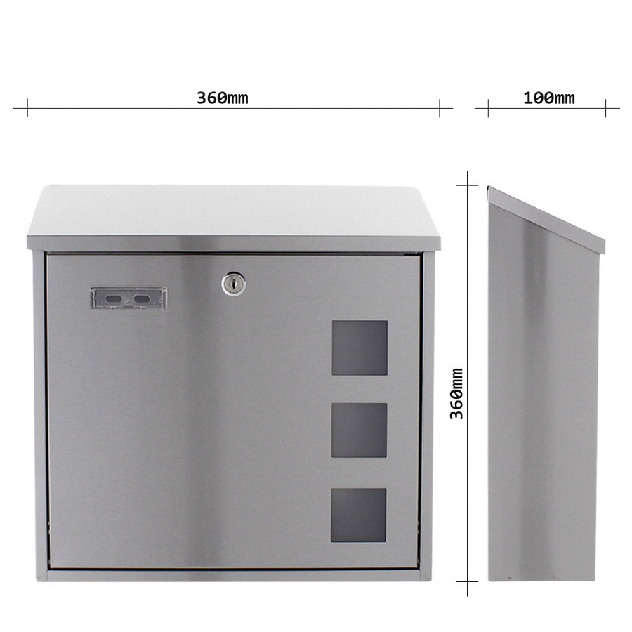 Schránka MURO inox