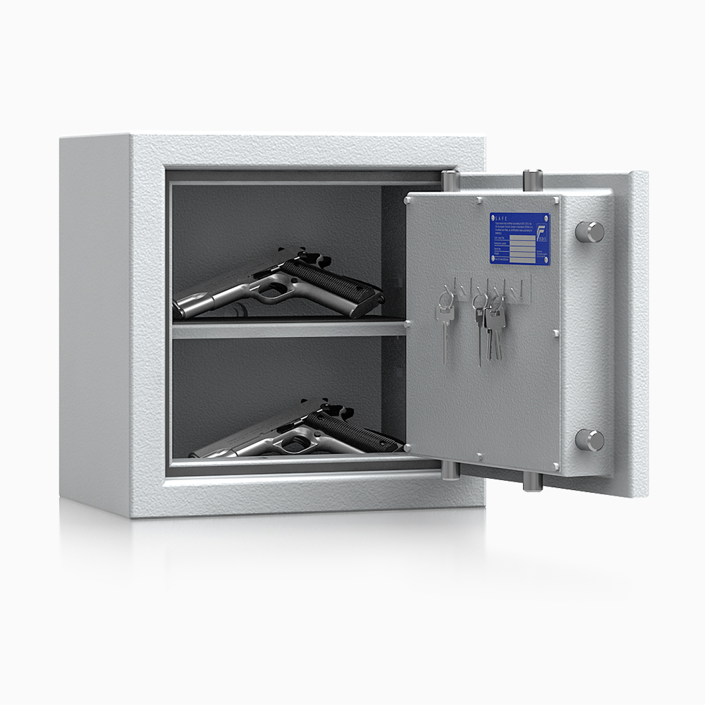 Trezor Safe4Gun 593101.01 KL, třída I, světle šedý Trezor Safe4Gun 593101.01 KL, třída I, světle šedý