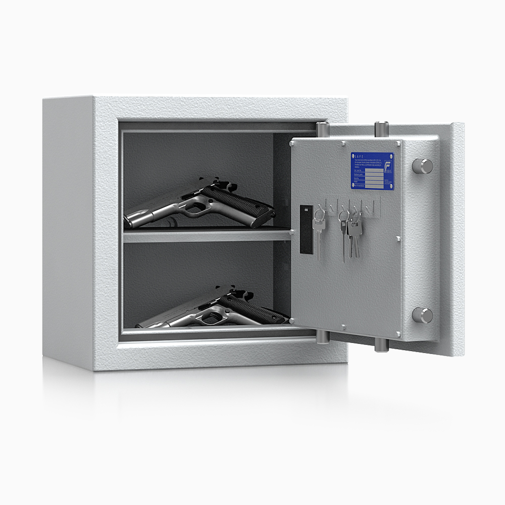 Trezor Safe4Gun 593101.02 EL, třída I, světle šedý Trezor Safe4Gun 593101.02 EL, třída I, světle šedý