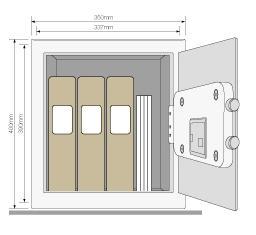 Domácí/hotelový sejf Yale Safe Premium Office 400