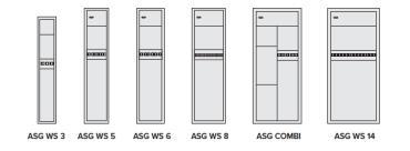 Trezorová ohnivzdorná skříň na zbraně ASG WS COMBI EL