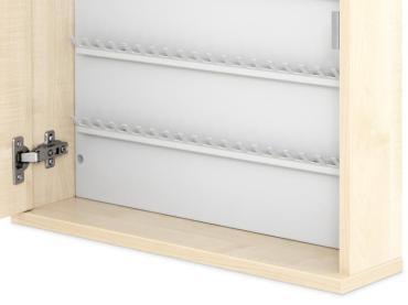 Skříňka na klíče DTSK100, 100 háčků, lamino javor