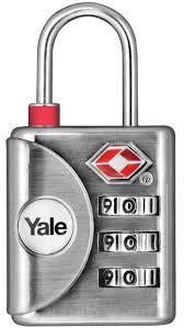 Yale Cestovní zámek YALE - TSA - kódovatelný - Yale TSA cestovní zámek kódovatelný