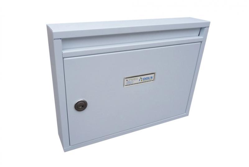 Poštovní schránka E-01 BASIC paneláková RAL 9016 bílá